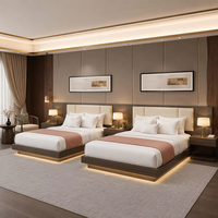Prix d'usine – Ensemble de chambre d'hôtel 5 étoiles, style moderne, en panneaux de mélamine, mobilier d'hôtel durable, garantie 5 ans