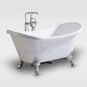 <span class=keywords><strong>Baignoire</strong></span> à quatre pieds en acrylique blanc, salle de bain classique, offre spéciale - Product Image 4