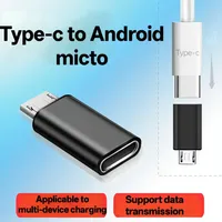 Adaptateur de charge Mini Type C vers Micro USB pour Android, convertisseur pour chargeur V8 Sync avec transfert de données