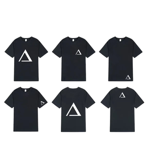 Oversized Knitted <b>Polyester</b>/Cotton <b>T</b>-<b>Shirt</b> Quick-Drying Eco-Friendly Digital Printing with Pattern for <b>Men</b> - Product Image 1