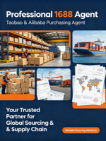 Agent professionnel 1688, service d'achat Taobao Alibaba, sourcing mondial, logistique de la chaîne d'approvisionnement, Chine