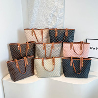 Sac à main de luxe imprimé pour femmes, sac à main en PU, sac à bandoulière, grand sac fourre-tout pour femmes
