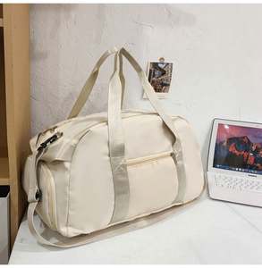 Wholesale Custom Foldable <b>Sport</b> Gym <b>Bag</b> Waterproof Polyester Zipper Duffel <b>for</b> Women/<b>Men</b> Portable Travel <b>Bags</b> - Product Image 3