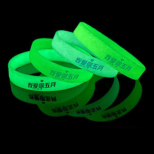 מותאם אישית מותאם אישית צמידי סיליקון אופנה לקידום מכירות ספורט חיצוני זוהר צמידי סיליקון זוהרים - Product Image 4