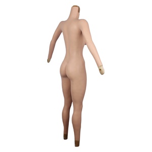 <span class=keywords><strong>Lingerie</strong></span> de travestissement intégrale en silicone réaliste avec bras et pieds, formes mammaires et vagin - Product Image 2