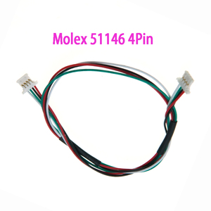 Кабель-разъем Molex 51146 4-контактный, с шагом 1,25 мм, для подключения провода к плате, для ЖК-дисплеев и аккумуляторов - Product Image 1