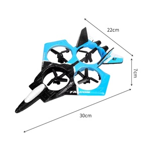<span class=keywords><strong>Avion</strong></span> RC en mousse 2,4 GHz, <span class=keywords><strong>avion</strong></span> <span class=keywords><strong>de</strong></span> <span class=keywords><strong>combat</strong></span> télécommandé avec caméra et détection à distance, acrobaties à 360 degrés - Product Image 4