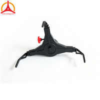 Pince d'alignement de roues universelle noire à mâchoires longues 3 points 470-1100 mm pour machine d'alignement de roues d'atelier de réparation