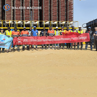 Usine de lavage de sable de plage à haut rendement avec séparation par gravité pour usine de sable de rivière