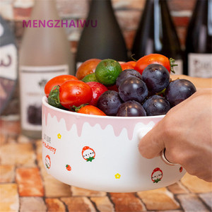 Sin existencias, productos para el hogar, superventas, vajilla de porcelana de lujo para dormitorio, ensalada de frutas, tazón de fideos, <span class=keywords><strong>ramen</strong></span> grande - Product Image 4