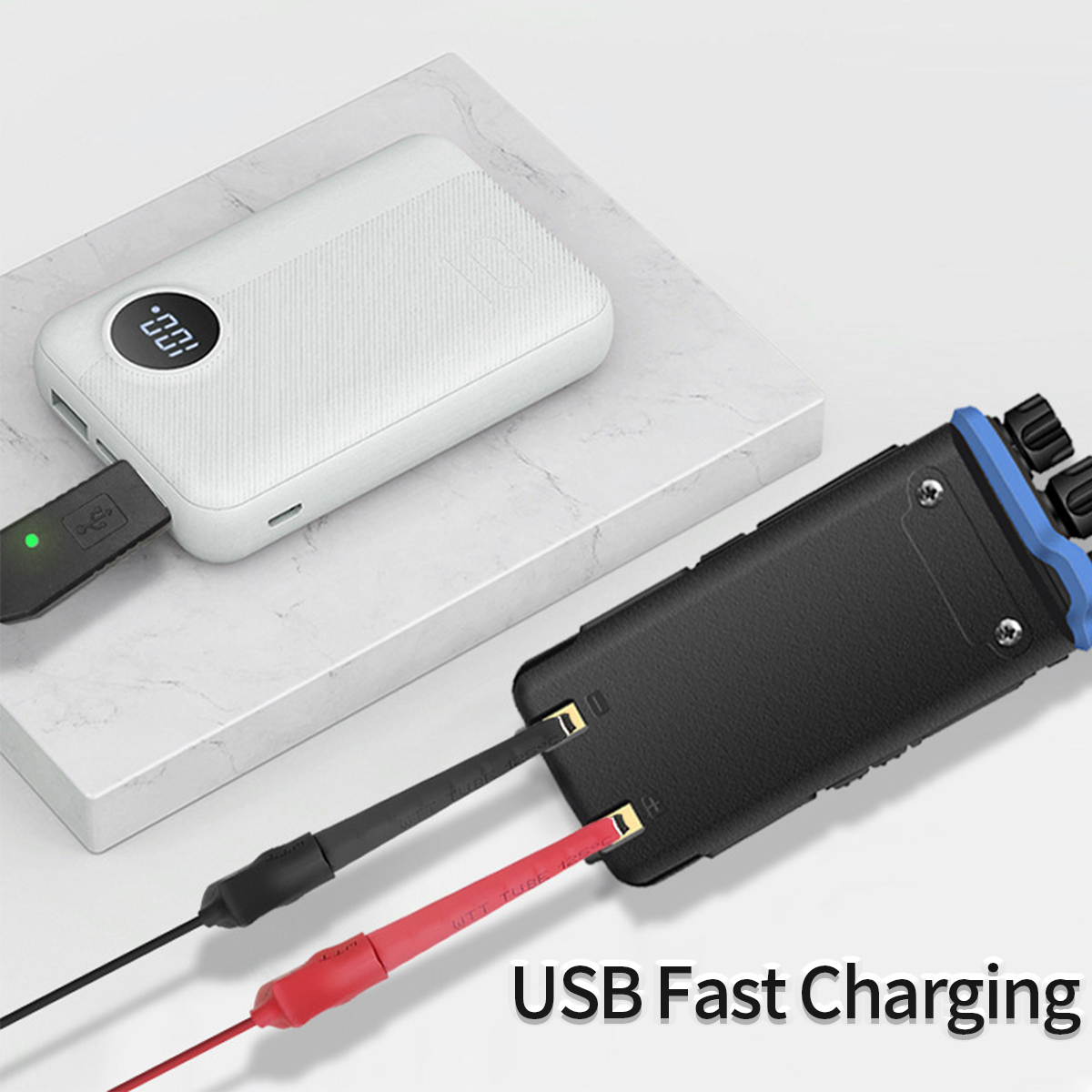 USB-Ladekabel Für BaoFeng UV-5R – 2,5 Mm, 1 M, Kompatibel Mit 3800mAh Akku & Anderen Walkie-Talkies