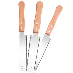 SK5 Steel Double Sided Fine Tooth Hand Saw For Woodworking Pruning Tenoning Fixed Blade Household Use - Product Image 1