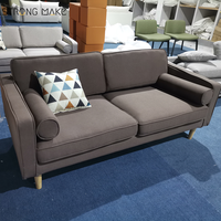 Luxe de haute qualité blanc Love Seat meubles de salon canapés nordique inclinable en forme de L causeuse canapé sectionnel