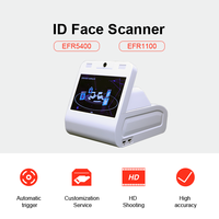 Lector facial biométrico para el sistema Guard Tour que combina el escáner OCR de la licencia de conducir y el lector facial de identificación SDK