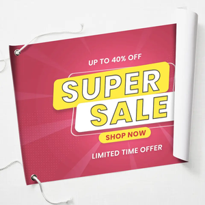 Bannière en vinyle pvc de grande taille, impression personnalisée, toile de fond de publicité extérieure avec œillets pour événement ou fête - Product Image 4