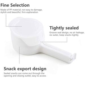 Pinza selladora de plástico personalizada para cocina y hogar, para sellar pan, aperitivos y bolsas de alimentos - Product Image 2