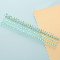 Notizbuch Kunststoff-Bindungsring Spiralstreifen A4 30-Loch Kreisring Buchbinder A4 Loseblatt-Papier Bindespirale Schul- und Bürobedarf