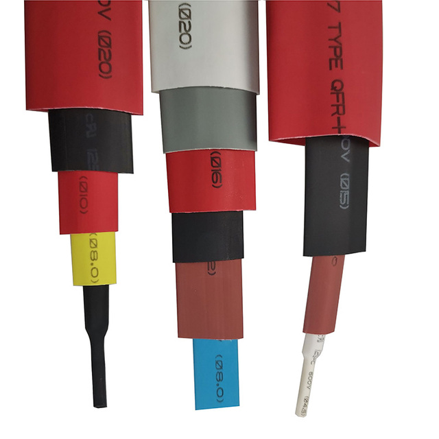 XLPE 2:1 Heat Shrink Tubing Durable Insulation for Electrical Wires and Cables