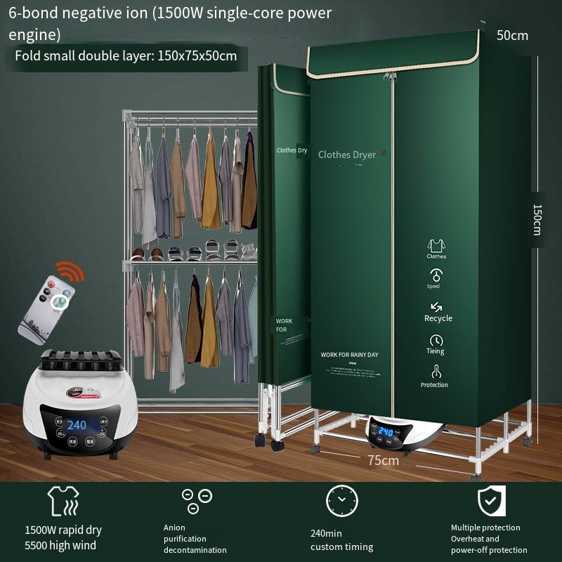 Green  6keys fold small double layer