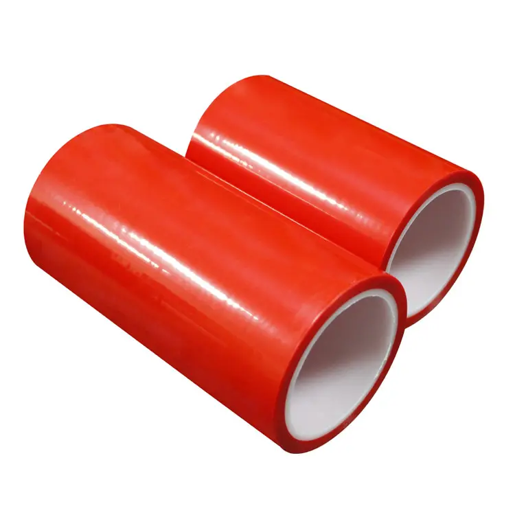 China Manufacturer Machine Usable Red Pe Stretch Wrap Films For Marble