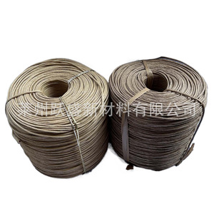Corde en papier kraft monofilament 5 mm du fabricant, couleur naturelle, couleur café, pour emballage, attache, chaise tressée, canapé - Product Image 2
