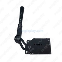 Volante de Carreras Simulado para Interiores con USB, Palanca de Cambios, Freno de Mano, Volante para Juegos de Arcade