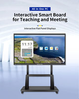 Écrans plats interactifs SEEWORLD 55 pouces, tableau blanc tactile tout-en-un, tableau intelligent 4K pour l'enseignement scolaire