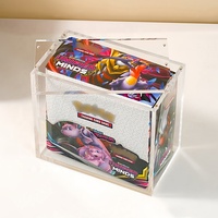 Boîte de protection en acrylique transparente avec aimant puissant pour collection TCG Elite Trainer Box (ETB) – Étui en acrylique avec couvercle magnétique