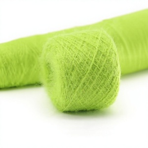 Fil fantaisie écologique anti-boulochage 13NM en mélange mohair, laine et nylon, isolant thermique, durable, pour pulls et châles de luxe - Product Image 2