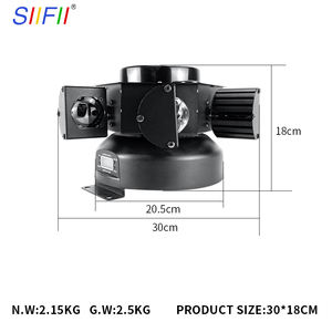 Projecteurs de scène à tête mobile LED DMX512 en gros, faisceau à 6 bras, 4 yeux d'abeille, ciel étoilé pour DJ, fête, discothèque, bar, Halloween, bal - Product Image 3