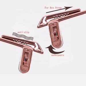 Clips en plastique doré cintre gain de place sous-vêtements soutien-gorge pantalon Lingerie intimes vêtements affichage cintre vêtements organisateur cintre - Product Image 3