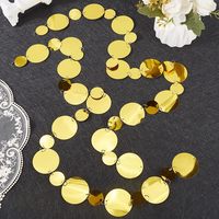 En gros, accessoires de mariage : Guirlande de paillettes, cadre de fond or et argent, rideau de perles, rideau suspendu, rideau de porte en perles pour fête