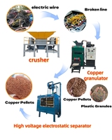 Machine à granuler les câbles en cuivre de haute qualité au meilleur prix, moteur en acier inoxydable, aluminium, haute productivité, semi-automatique