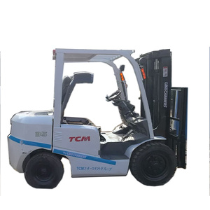 Chariot élévateur diesel TCM FD35 de 3,5 tonnes, d'origine japonaise, utilisé pour les fermes, avec moteur, boîte de vitesses et roulements inclus, rapport fourni - Product Image 1