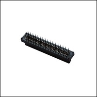 Type vertical de haute qualité de connecteur femelle de SCSI 68-Pin pour des connecteurs de carte PCB