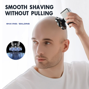 8D Rotary <b>Razor</b> 6-in-1 Grooming Kit Detachable <b>Head</b> IPX6 Waterproof LED Display USB Rechargeable Electric Shaver for Men RV Use - Product Image 6