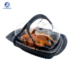 Fábrica al por mayor para llevar cajas de embalaje de plástico PP de alta calidad contenedor de pollo asado - Product Image 6