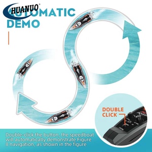 55 KM/H de alta velocidad sin escobillas Rc Racing Boat Jet 2,4 GHz impermeable Rc barco modelo de <span class=keywords><strong>lancha</strong></span> rápida - Product Image 5