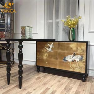 Mueble <span class=keywords><strong>de</strong></span> Consola <span class=keywords><strong>de</strong></span> Estilo Chino, Minimalista y <span class=keywords><strong>de</strong></span> Lujo Ligero para Sala <span class=keywords><strong>de</strong></span> Estar, Mueble <span class=keywords><strong>de</strong></span> Pared Lateral, Mueble Auxiliar <span class=keywords><strong>de</strong></span> Comedor con Placa <span class=keywords><strong>de</strong></span> Roca - Product Image 5