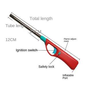 Pemantik Gas barbekyu luar ruangan panjang 27cm/40cm 2023 pabrik pemantik Gas dapur api alami untuk kompor - Product Image 5