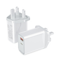 Adaptateur secteur HNT GaN 30W PD3.0 double port à charge rapide, ignifuge en PC ABS, pour iPhone, tablette et tous les smartphones