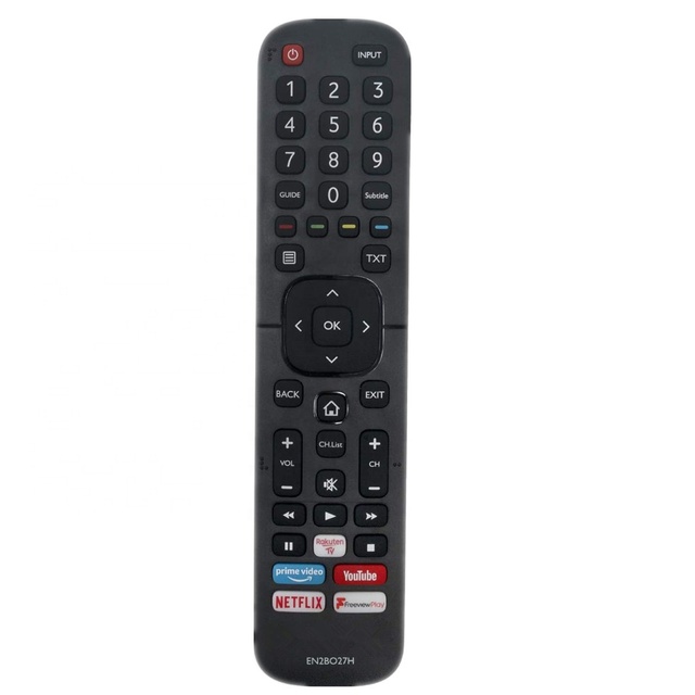 Hisense UHD 4K TV Remote Control Replacement New EN2BO27H with Fixed Code Made of Plastic