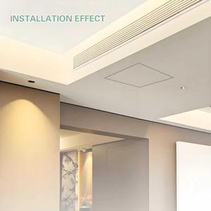 Panneau d'accès <span class=keywords><strong>invisible</strong></span> à ouverture vers le haut en profilé d'aluminium |   Trappe de plafond dissimulée de style simple |   Cadre de porte à ouverture vers l'intérieur - Product Image 3