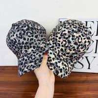 Nueva Gorra de Béisbol de 6 Paneles con Estampado de Leopardo Estilo Chica Moderna, Gorra de Sol Versátil Informal para Mujer, Primavera Verano, Protección UV, Poliéster