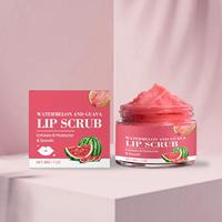Gommage Lèvres Pastèque & Goyave 30g OEM Marque Privée Sel Marin Exfoliant Hydratant Repulpant Végétalien Tous Types de Peau 3 Ans