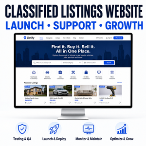 Progettazione e Sviluppo di Siti Web per Annunci Classificati Personalizzati con Cercapersone per Annunci e Filtro di Localizzazione - Product Image 6