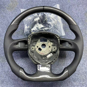 Volante Sportivo Personalizzato CE per <span class=keywords><strong>Audi</strong></span> con Fibra di Carbonio e Pelle per Modelli B9 A3/A4/A5/A6/A7/A8 - Product Image 6
