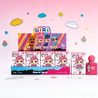 Vaporisateur de parfum pour poupée de dessin animé 50ML, parfum doux, adapté aux bébés, eau de parfum pour filles, usage quotidien et cadeaux de fêtes