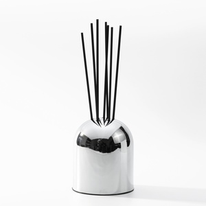 MAXERY Home Fragrance Diffuseur éclectique Diffuseur d'aromathérapie en métal Ornement Fer Or Argent Porte-Encens pour Yoga Méditation - Product Image 5