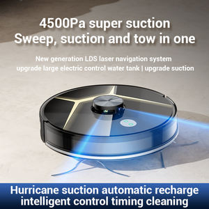 Robot de nettoyage automatique Lidar 3 en 1 avec carte de la maison Aspirateur robot cyclonique sans sac 4500PA - Product Image 5